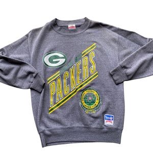 Vintage made in USA nutmeg mills Green Bay packers crewneck